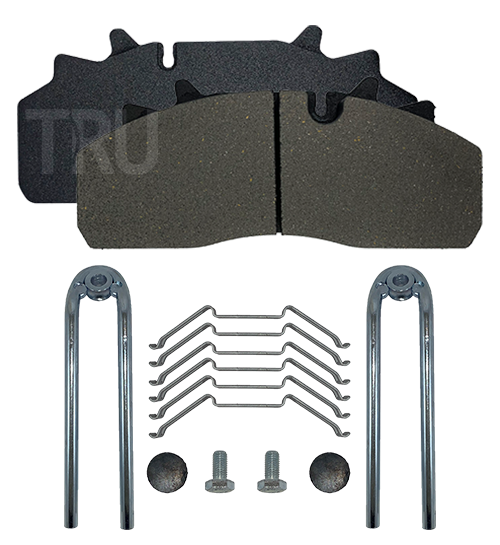 TRU 413DP brake pads with installation kit; WVA 29313