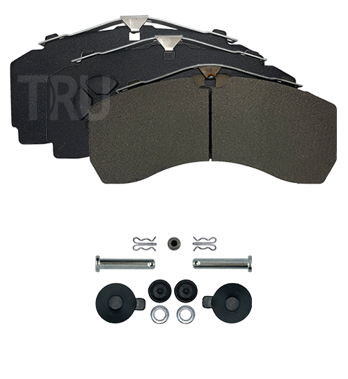 TRU 419DP brake pads with installation kit; WVA  29246, 29247