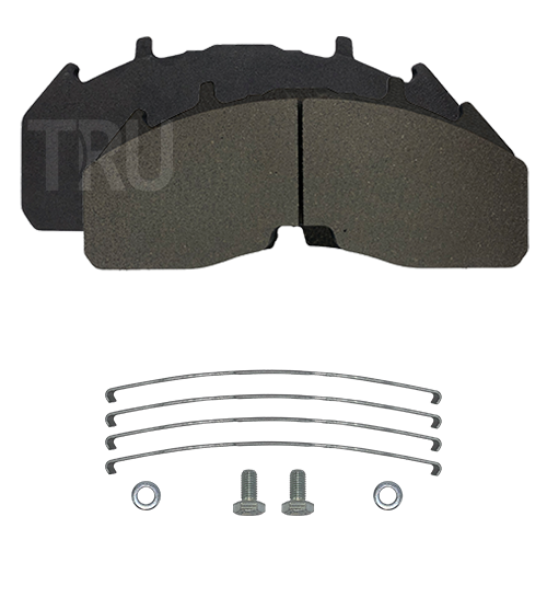 TRU 426DP brake pads with installation kit; WVA 29332